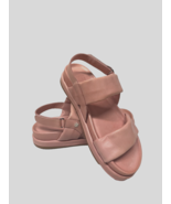 MIZ MOOZ WOMEN&#39;S ANKLE STRAP LEATHER  SANDALS  PINK 37EU / 7US  # A-55 - $39.95