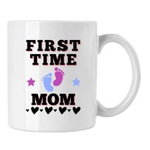 First Time Mom Coffee Mug, Pregnancy Announcement For parents Coffee Mugs - £13.51 GBP