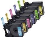 6 Pack Compatible For Dymo D1 Colorpop! Label Tape Replacement For Dymo ... - £31.96 GBP
