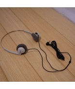 Retro 90s 2000s White Gray GPX Metal Band Headphones Wired - Tested &amp; Wo... - $19.11 CAD