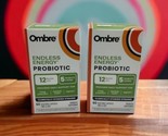 2x Ombre Endless Energy Probiotic 60 Vegetable Capsules Each Digestion E... - £19.40 GBP
