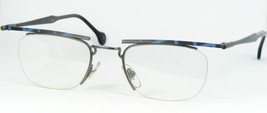 Vintage Tlh N 02 G4 Blue /BLACK /DARK Grey Eyeglasses Glasses Frame 49-19-148mm - $174.60