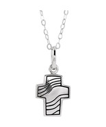 Sterling Silver Cross Ash Holder w/Chain - €146,72 EUR