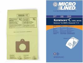 9 Vacuum Cleaner Bags for Sears Kenmore 5055 50557 50558 Panasonic C-5 C5 C Q - £11.08 GBP