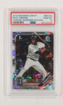 2019 Bowman Chrome Schizzi Riley Greene Sapphire Edizione PSA 10 Gemma M... - $419.74