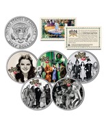 WIZARD OF OZ Movie Colorized JFK Half Dollar US 5-Coin Set *OFFICIALY LI... - £22.04 GBP