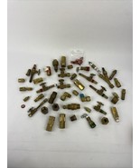 Campbell Hausfeld + More Brass Coupler Ball Valve Connections Lot Steamp... - $1,110.23 MXN