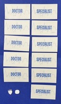 Operation Spongebob Edition Replacement Doctor &amp; Specialist Cards + 2 Pieces - £7.67 GBP