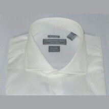 Men's Dress Shirt Christopher Lena 100% Cotton Wrinkle Free C507RSSR Ecru Slim image 5