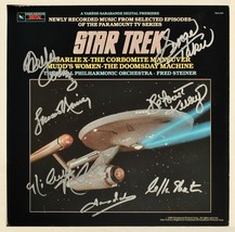 STAR TREK TOS CAST SIGNED ALBUM X7 - William Shatner, Leonard Nimoy, D. ... - £1,166.26 GBP
