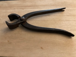 Vintage 6.5&quot; Blacksmith Farrier End Nippers Cutters Pliers &quot;LS (star of ... - $323.54 MXN
