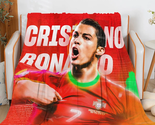 Sofa Blankets for Winter Cristiano Ronaldo Microfiber Bedding Custom War... - £68.02 GBP