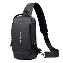 Anti-theft Sling Bag Waterproof Backpack with USB Charging Port,Combinat... - $45.82