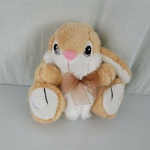 DanDee Collectors Choice Stuffed Plush Bunny Rabbit Tan Beige Brown White 7 Inch - £9.34 GBP