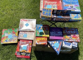 Family Game Lot of 16 Game Night Family Fun Card Board Dice Tile Games - $24.70
