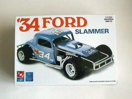 Factory Sealed &#39;34 Ford Slammer By AMT/Ertl For Dirtrack Racecars #21693P - £29.46 GBP