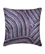 Plum Cheer, Purple Art Silk 16&quot;x16&quot; Cushion Covers - £28.50 GBP+