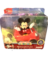 MICKEY MOUSE CLUB HOUSE SPORTS CAR WUTH REAL ROLLING WHEELS - $20.07 CAD