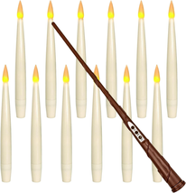 Leejec Floating Candles with Magic Wand Remote (6/18H Timer), 12Pcs 6.1”Hanging  - £26.32 GBP