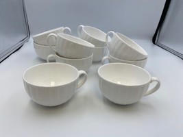Set of 10 Wedgwood Bone China NIGHT &amp; DAY Coffee / Tea Cups Made in England - $79.99