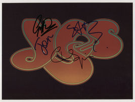 Yes (Band) Chris Squire Jon Davison Howe Downes SIGNED 8" x 10" Photo + COA  - $259.99