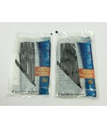 SET OF 2 PACKS OF PAPERMATE 8CT BLACK INK BALL POINT PENS, FREE SHIPPING - £15.44 GBP