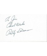 Buddy Defranco Signed 3x5 Index Card - £23.35 GBP