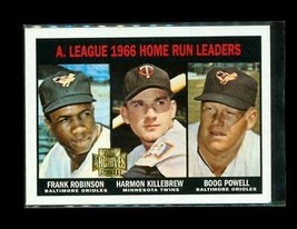 2001 Topps Archives Run Ldrs Reprint Baseball Card 243 Robinson Killebrew Powell - £2.36 GBP