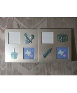 2 Kami Collection Baby Boy Picture Frame Freestanding Birthday Cupcake... - £14.84 GBP