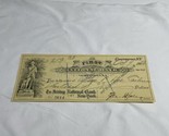 1913 The First National Bank Of Cooperstown NY Check #2616 KG JD - $19.79