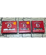 3 VTG 1947 Regent Blackboard Chalk Lot No 216 &amp; 220 in Boxes White Color... - €20,99 EUR