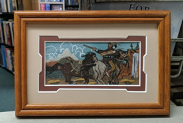 Norman Tom Navajo Sandpainting, Framed - $9.89