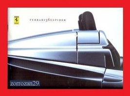 BROCHURE DI VENDITA FERRARI 360 SPIDER PRESTIGE COLORE DEL 2000 -... - £71.76 GBP