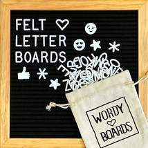 Home Office Business Menu Party Message Boards w/ Stand Letters Emojis 10&quot; Frame - £22.49 GBP