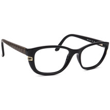 Fendi Women&#39;s Eyeglasses F998 001 Gloss Black Square Frame Italy 52[]17 135 - £127.72 GBP