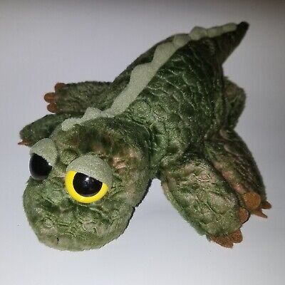 Green Alligator Plush Hand Puppet Caltoy Stuffed Toy Baby Crocodile Dinosaur - $8.38