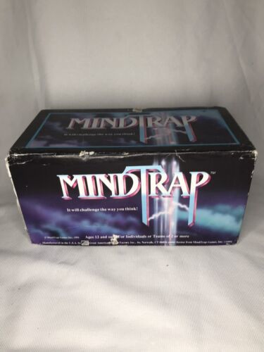 Primary image for Mindtrap (1991) Pressman Card Game It Will Challenge The Way You Think Vintage