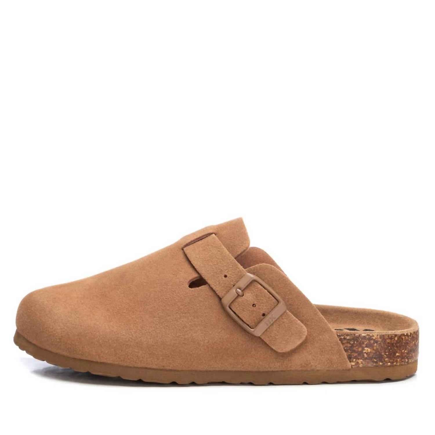 Xti Women&#39;s Suede Clogs Camel - $64.00