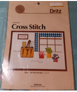 VTG Dritz Counted Cross Stitch Kit - In The Kitchen - - €3,39 EUR