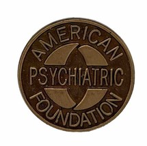 American Psychiatric Foundation Club Organization Enamel Lapel Hat Pin - £4.70 GBP