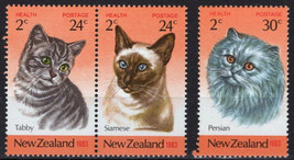 ZAYIX New Zealand B116a-B117 MNH Cats Tabby Siamese Persian 092022S43 - £1.89 GBP