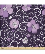Floral Fusion: Butterfly Silhouette Stretch Knit Fabric - 3 - €96,48 EUR