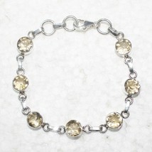 925 Sterlingsilber Citrin Armband Handmade Schmuck Armband mit Geburtsstein - £41.10 GBP