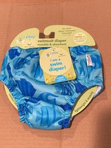 Iplay Boy&#39;s Swimsuit Diaper (Blue Fishes) 6 Months10-18 lbs *NEW* d1 - $9.99