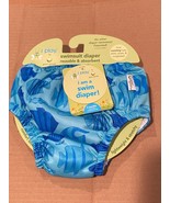 Iplay Boy&#39;s Swimsuit Diaper (Blue Fishes) 6 Months10-18 lbs *NEW* d1 - $189.87 MXN