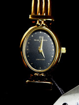 NEW Vintage French Michel Herbelin Ladies Watch Gold Faux Diamond - $369.95
