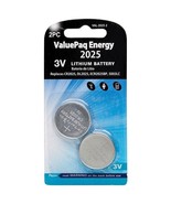 Dantona VAL-2025-2 ValuePaq Energy 2025 Lithium Coin Cell Batteries, 2 pk - £19.88 GBP