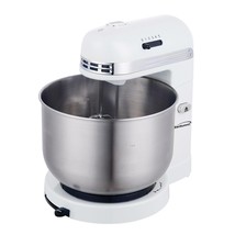 Brentwood 5 Speed Stand Mixer with 3.5 Quart Stainless Steel Mixing Bowl in Whi - $91.05