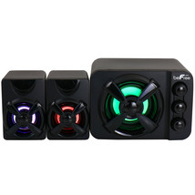 beFree Sound Color LED 2.1 Gaming Speaker System - £51.66 GBP