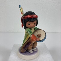Pima Indian Drummer Boy Figurine 10 315 The Children Of Ted DeGrazia Goebel 1983 - £33.33 GBP